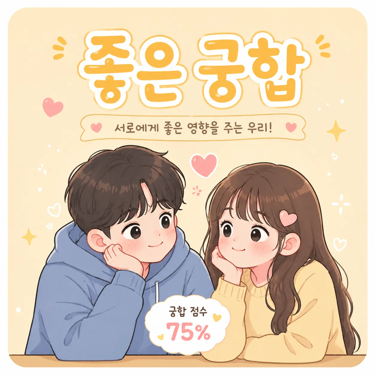 혈액형으로 보는 연애 궁합 테스트 썸네일