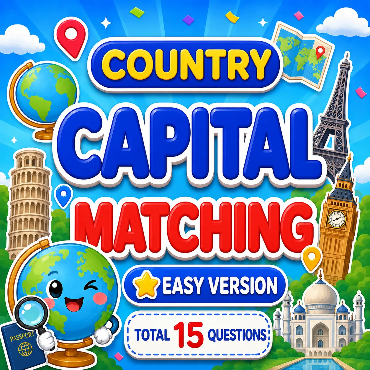 Guess the Capital (Easy) thumbnail