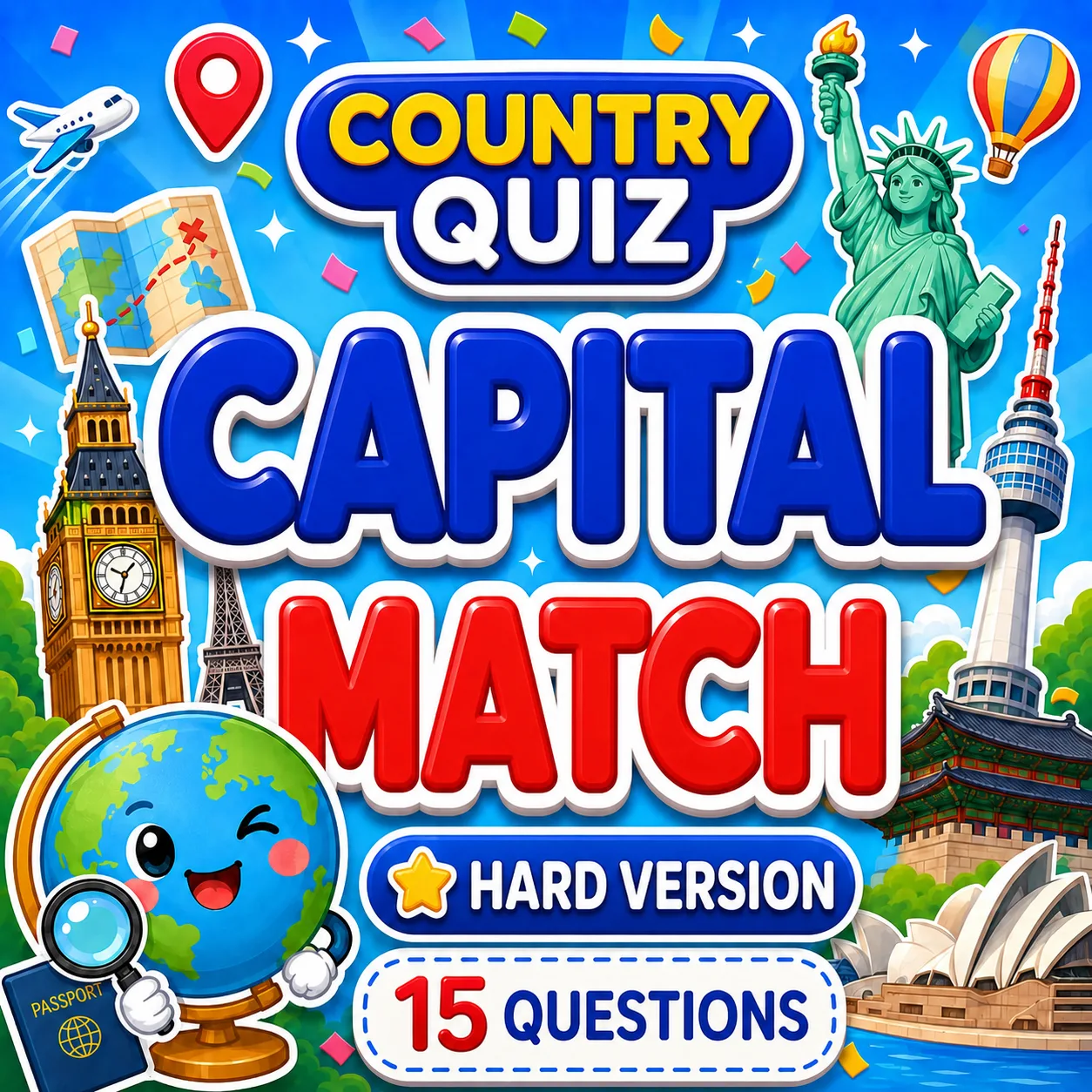 Guess the Capital (Hard) thumbnail