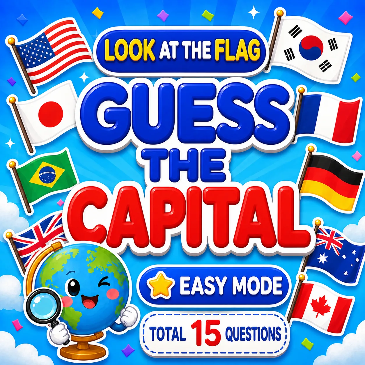 Flag → Capital (Easy) thumbnail