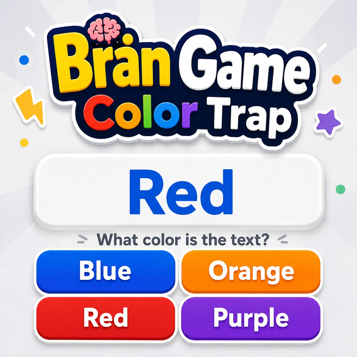 Brain Bug: Color Trap (Easy) thumbnail