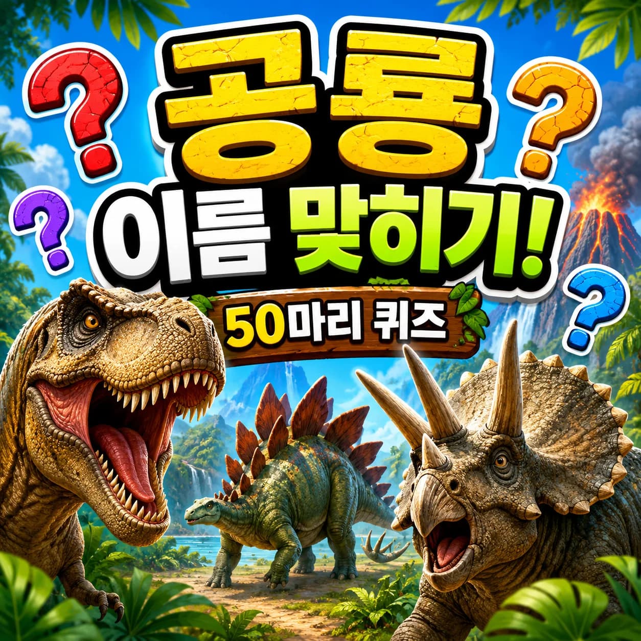 공룡 이름 맞히기 썸네일