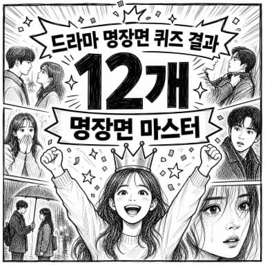 드라마 제목 레이더 결과 이미지