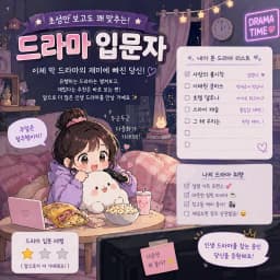 한국 드라마 초성 퀴즈 예시 1